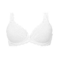 Cellbes Biustonosz push-up biały female biały 90A. Białe biustonosze Cellbes, w koronkowe wzory, z koronki. W wyprzedaży za 45,00 zł.