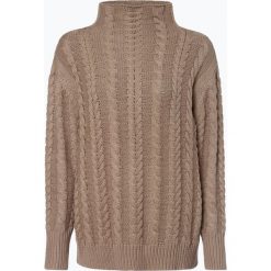 Marie Lund - Sweter damski, beżowy. Brązowe swetry klasyczne damskie marki Marie Lund, xl, z dzianiny, z golfem. Za 179,95 zł.