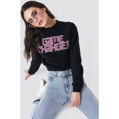 Bluzy damskie: NA-KD Trend Bluza Game Changer – Black