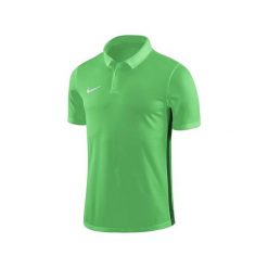 Nike M NK DRY ACDMY18 POLO SS, 10 | PIŁKA NOŻNA / PIŁKA NOŻNA | MĘŻCZYZNA | POLO KRÓTKI RĘKAW | LT ZIELONY ŚWIECY / SOSNA ZIELONY / BIAŁY | Z. Zielone koszulki męskie Nike, s, bez wzorów, polo, z krótkim rękawem, krótkie. Za 167,73 zł.