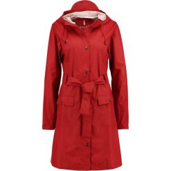 Rains CURVE Parka bordeaux. Czerwone płaszcze damskie marki Rains, xl, bez wzorów, z poliesteru, bez kaptura. Za 429,00 zł.