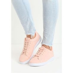 Różowe Buty Sportowe Relaxation. Czerwone buty sportowe damskie Born2be, z materiału. Za 49,99 zł.
