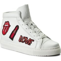 Sneakersy BADURA - 6362-69 Biały 1105. Białe półbuty damskie Badura, ze skóry. W wyprzedaży za 249,00 zł.