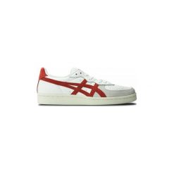 Buty Asics Gsm. Białe trampki i tenisówki damskie Asics, bez wzorów, bez zapięcia. Za 277,56 zł.