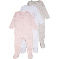 Bielizna chłopięca: mothercare GIRLS MODERN LAYETTE SLEEPSUIT BABY 3 PACK Piżama pale pink