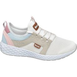Sneakersy damskie Bench białe. Białe sneakersy damskie Bench, z materiału. Za 139,90 zł.