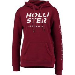 Bluzy damskie: Hollister Co. CORE Bluza z kapturem burg