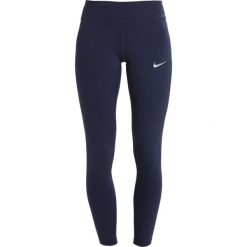 Nike Performance POWER EPIC LUX Legginsy obsidian/reflective silver. Niebieskie legginsy damskie marki Nike Performance, xl, z elastanu. Za 349,00 zł.