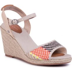 Espadryle PEPE JEANS - Shark Rafy PLS90456 Skin 809. Brązowe espadryle damskie Pepe Jeans, bez wzorów, z jeansu, bez obcasa, na obcasie. W wyprzedaży za 169,00 zł.