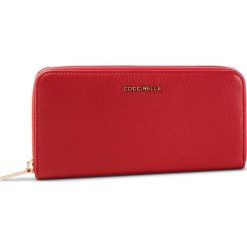 Duży Portfel Damski COCCINELLE - DW5 Metallic Soft E2 DW5 11 04 01 Coquelicot R09. Czerwone portfele damskie marki Coccinelle, ze skóry. Za 599,90 zł.
