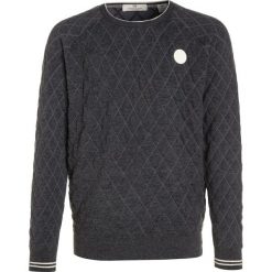 Scotch Shrunk QUILTED CREW NECK Sweter antra melange. Szare swetry chłopięce marki Scotch Shrunk, z bawełny. W wyprzedaży za 231,75 zł.