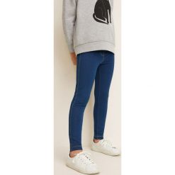 Mango Kids - Legginsy dziecięce Ritim3 110-164 cm. Zielone spodnie dziewczęce marki Mango Kids, z elastanu. Za 39,90 zł.