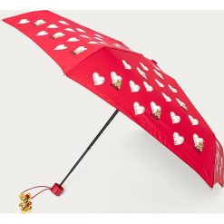 Moschino - Parasol. Czerwone parasole MOSCHINO, bez wzorów. W wyprzedaży za 259,90 zł.