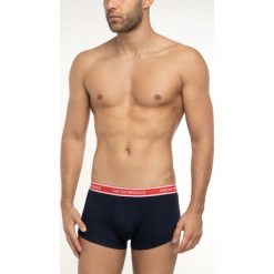 Komplet 3 par bokserek Emporio Armani Underwear 111357 9P717 40035. Niebieskie bokserki męskie Emporio Armani Underwear, bez wzorów, z elastanu. W wyprzedaży za 129,00 zł.