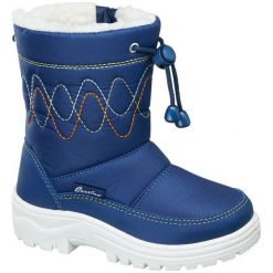 Buty zimowe chłopięce: śniegowce dziecięce Cortina niebieskie