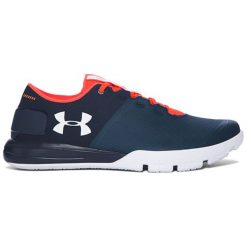 Buty sportowe męskie: Buty sportowe "Charged Ultimate Tr" w kolorze granatowo-pomarańczowo-białym