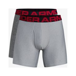 Under Armour Tech™ Bokserki 2 szt Szary. Szare bokserki męskie Under Armour, bez wzorów, z elastanu. Za 171,95 zł.