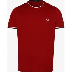 Fred Perry - T-shirt męski, czerwony. Czerwone t-shirty męskie Fred Perry, xl, bez wzorów, z dżerseju, bez kołnierzyka. Za 249,95 zł.