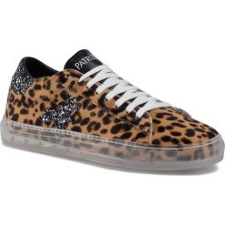 Sneakersy PATRIZIA PEPE - 2V8807/A6D5-J3AX Black/Beige Animalie. Pomarańczowe półbuty damskie ze skóry. W wyprzedaży za 619,00 zł.