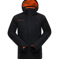 Kurtka narciarska "Alek" w kolorze czarnym. Czarne kurtki męskie marki Alpine Pro, m, z materiału. W wyprzedaży za 587,95 zł.