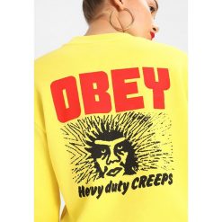 Bluzy damskie: Obey Clothing HEAVY DUTY CREEPS Bluza lemon