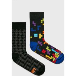 Medicine - Skarpety (2-pack) Party Time. Czarne skarpetki męskie marki MEDICINE, z bawełny. Za 29,90 zł.