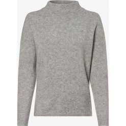 Marc O'Polo Denim - Sweter damski z dodatkiem alpaki, szary. Szare swetry damskie Marc O'Polo DENIM, l, bez wzorów, z wełny, eleganckie, bez rękawów, bez kaptura. Za 449,95 zł.