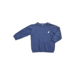 Carodel Sweter Chłopięcy 74 Niebieski. Niebieskie swetry chłopięce Carodel, bez wzorów, bez kołnierzyka. Za 59,00 zł.