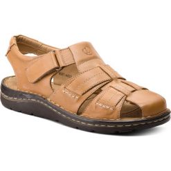 Sandały LASOCKI FOR MEN - MI07-A692-A551-04 Beżowy. Brązowe sandały męskie skórzane Lasocki For Men. W wyprzedaży za 139,99 zł.