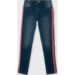 Blukids - Spodnie dziecięce 140-170 cm. Niebieskie spodnie dziewczęce Blukids, bez wzorów, z elastanu, casualowe. Za 89,90 zł.