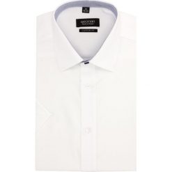 Koszule męskie: koszula bexley 2488/2 krótki rękaw custom fit biały