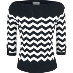 Swetry klasyczne damskie: Dancing Days Vanilla Top Sweter damski czarny/biały