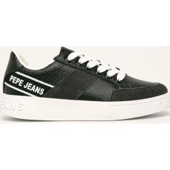 Pepe Jeans - Buty Brixton Tape. Białe buty sportowe damskie Pepe Jeans, bez wzorów, z jeansu, sportowe. W wyprzedaży za 229,90 zł.