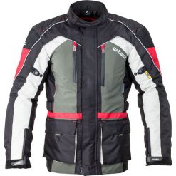Kurtki męskie: W-TEC Męska długa kurtka motocyklowa Wigstein NF-2209 wielokolorowa r. 4XL (15182)