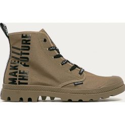 Palladium - Trampki. Białe trampki męskie Palladium, bez wzorów, z gumy, na sznurówki. Za 429,90 zł.