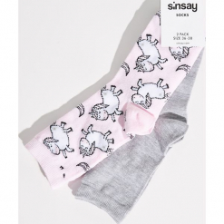 Skarpetki - Różowy. Czerwone skarpetki damskie marki Sinsay. Za 14,99 zł.