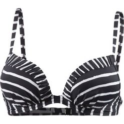 Biustonosz bikini w kolorze czarno-białym. Czarne bikini Najlepsze stroje na plażę. W wyprzedaży za 125,95 zł.