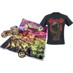 Aborted TerrorVision CD + T-Shirt standard. Brązowe t-shirty damskie Aborted, l, z aplikacjami, z bawełny. Za 149,90 zł.