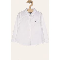 Tommy Hilfiger - Koszula dziecięca 86-176 cm. Białe bluzki dziewczęce TOMMY HILFIGER, bez wzorów, z elastanu, bez kołnierzyka, z długim rękawem, długie, bez kaptura. Za 219,90 zł.