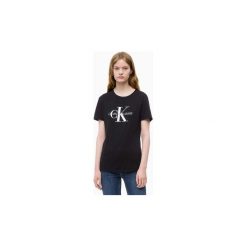 T-shirty z krótkim rękawem Calvin Klein Jeans J20J207878 CORE MONOGRAM. Czarne t-shirty damskie Calvin Klein Jeans, s, bez wzorów, z jeansu, bez kołnierzyka. Za 173,61 zł.