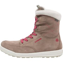 Lowa SAMARA GTX MID Śniegowce taupe/beere. Szare buty zimowe damskie Lowa, z materiału. W wyprzedaży za 539,25 zł.
