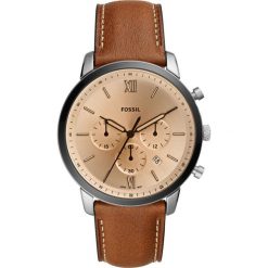 Fossil - Zegarek FS5627. Pomarańczowe zegarki męskie Fossil, ze stali. W wyprzedaży za 539,90 zł.
