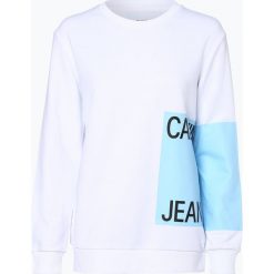 Calvin Klein Jeans - Damska bluza nierozpinana, czarny. Czarne bluzy damskie Calvin Klein Jeans, l, z napisami, z jeansu. Za 379,95 zł.