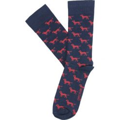 Skarpety dogs granatowy. Niebieskie skarpetki męskie Recman. Za 19,00 zł.