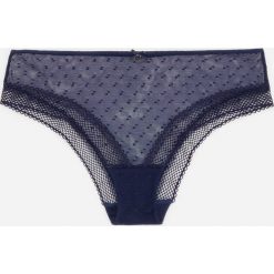 Majtki hipster z koronką - Granatowy. Niebieskie majtki damskie Reserved, s, z koronki. W wyprzedaży za 9,99 zł.