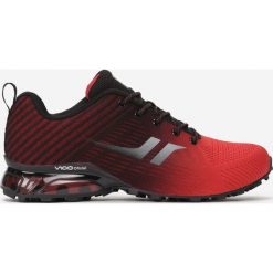 Czerwono-Czarne Buty Sportowe Stop Heart. Czerwone buty sportowe męskie Born2be, na sznurówki, do biegania. Za 159,99 zł.