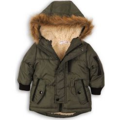 Minoti kurtka chłopięca Parka Yay, 98, khaki. Brązowe kurtki chłopięce MINOTI, na zimę, bez wzorów, bez kaptura. Za 185,00 zł.
