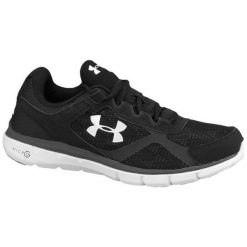 Under Armour Under Armour Micro G Velocity Rn 1258789-001 45 Czarne. Czarne buty fitness męskie marki Under Armour, z syntetyku. W wyprzedaży za 299,99 zł.