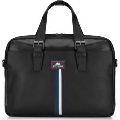 Torba na laptopa 87-3U-502-1. Czarne torby na laptopa Wittchen, w paski, eleganckie. Za 559,00 zł.