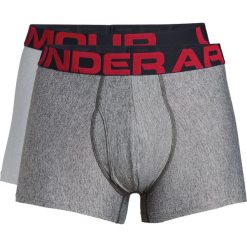 Under Armour Tech™ 3" Bokserki 2 pak Szary. Szare bokserki męskie Under Armour, bez wzorów, z elastanu. Za 171,95 zł.